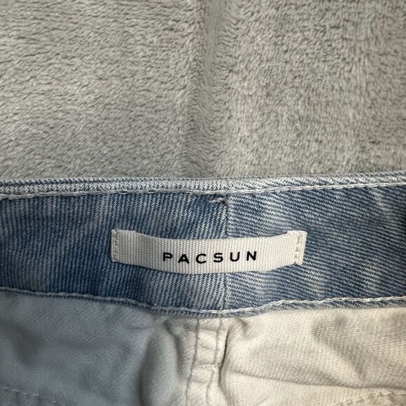 PACSUN‎ Jeans Women's Size 24 Bleach Pattern Wash Hippie Mom Jean - Picture 6 of 10